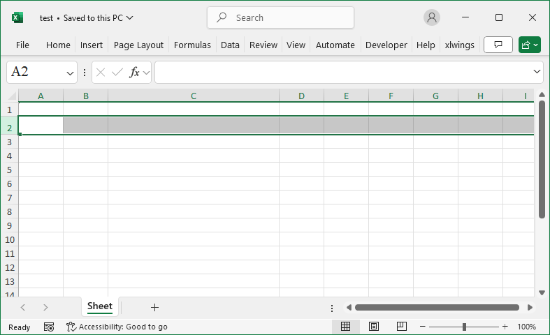 Change Row Height and Column Width Using OpenPyXL