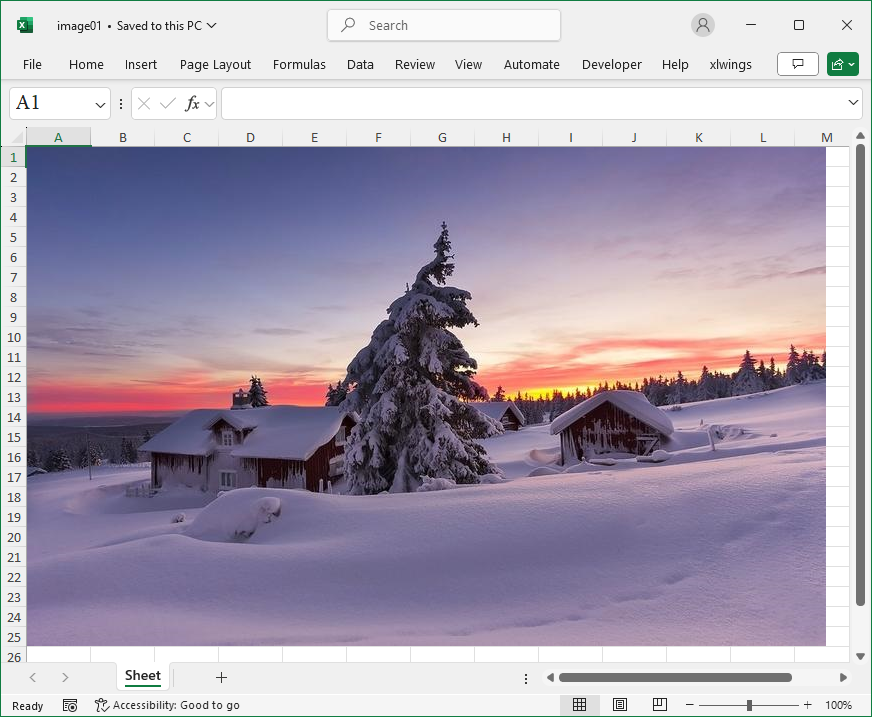 Insert a Picture Using OpenPyXL
